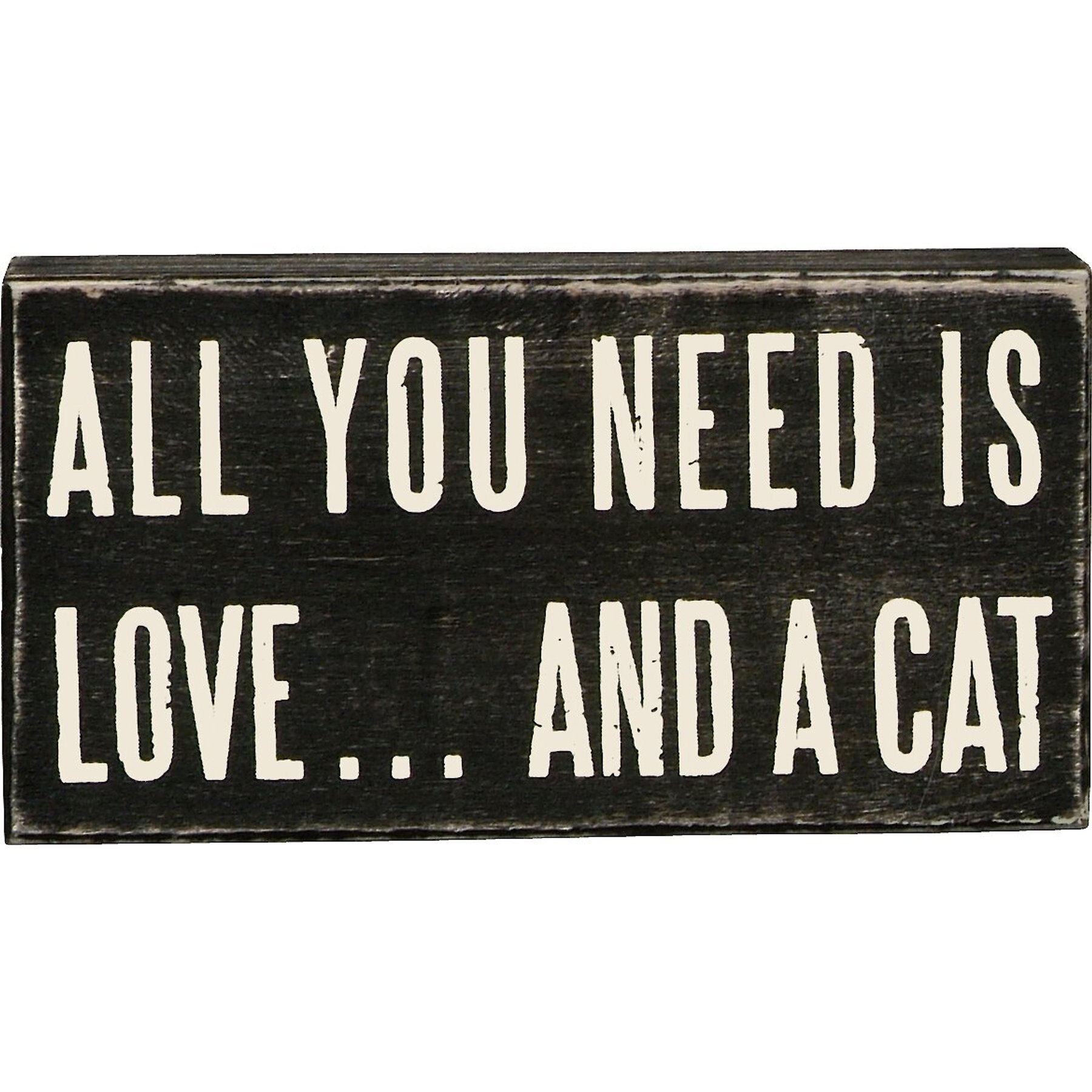 Primitives By Kathy "All You Need Is Love & A Cat" Tote