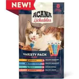 HARTZ Delectables Squeeze Up Variety Pack Lickable Cat Treats 0.5 oz tube 40 count Chewy