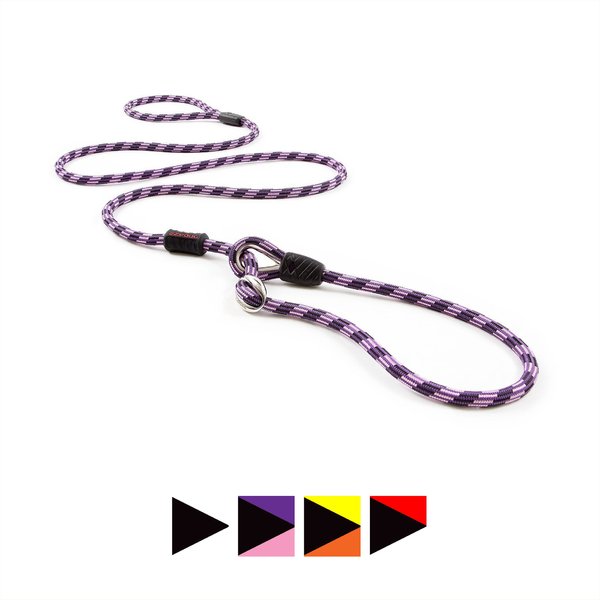 EzyDog Luca All-In-One Dog Slip Collar & Leash, Purple, Standard slide 1 of 6