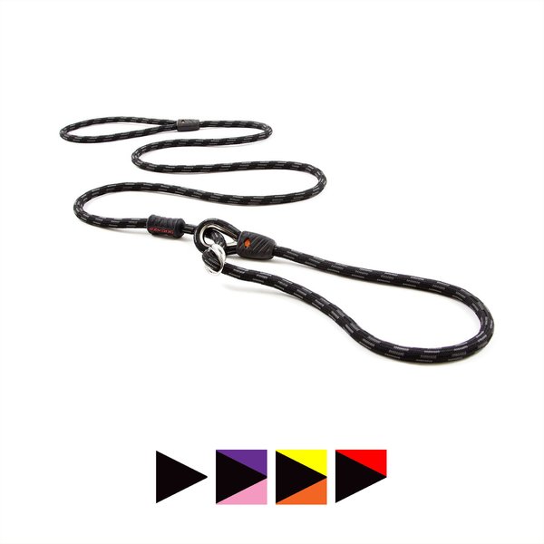 EzyDog Luca All-In-One Dog Slip Collar & Leash, Black, Lite slide 1 of 6