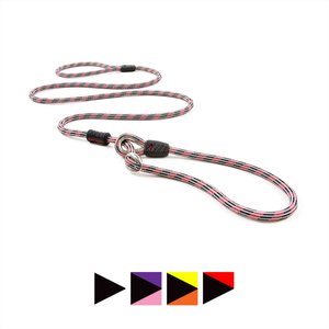 EzyDog Luca All-In-One Dog Slip Collar & Leash, Red, Lite