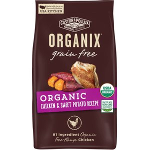 Castor & Pollux ORGANIX Organic Chicken & Sweet Potato Recipe Grain-Free Dry Dog Food, 4-lb bag