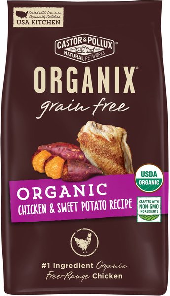 Castor & Pollux ORGANIX Organic Chicken & Sweet Potato Recipe Grain-Free Dry Dog Food, 18-lb bag slide 1 of 9