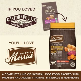 Castor & Pollux ORGANIX Organic Chicken & Sweet Potato Recipe Grain-Free Dry Dog Food, 18-lb bag slide 2 of 9