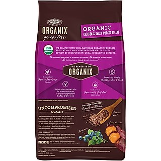 Castor & Pollux ORGANIX Organic Chicken & Sweet Potato Recipe Grain-Free Dry Dog Food, 18-lb bag slide 3 of 9