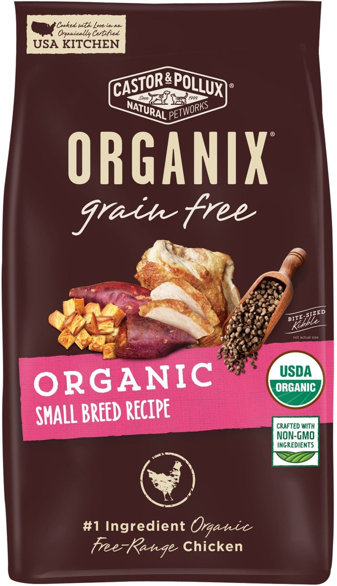 Castor & pollux organix grain cheap free organic small breed dog food