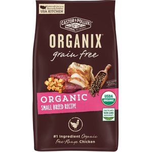 Castor & Pollux ORGANIX Organic Small Breed Recipe Grain-Free Dry Dog Food, 10-lb bag