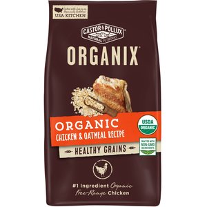 Castor & Pollux ORGANIX Organic Chicken & Oatmeal Recipe Dry Dog Food, 4-lb bag