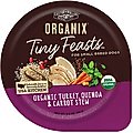 Castor & Pollux Organix Tiny Feasts Organic Turkey, Quinoa & Carrot Stew Dog Food Trays, 3.5-oz, case of 12