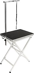 Flying Pig Grooming Mini Portable Dog & Cat Grooming Table with Arm, Black