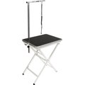 Flying Pig Grooming Mini Portable Dog & Cat Grooming Table with Arm, Black