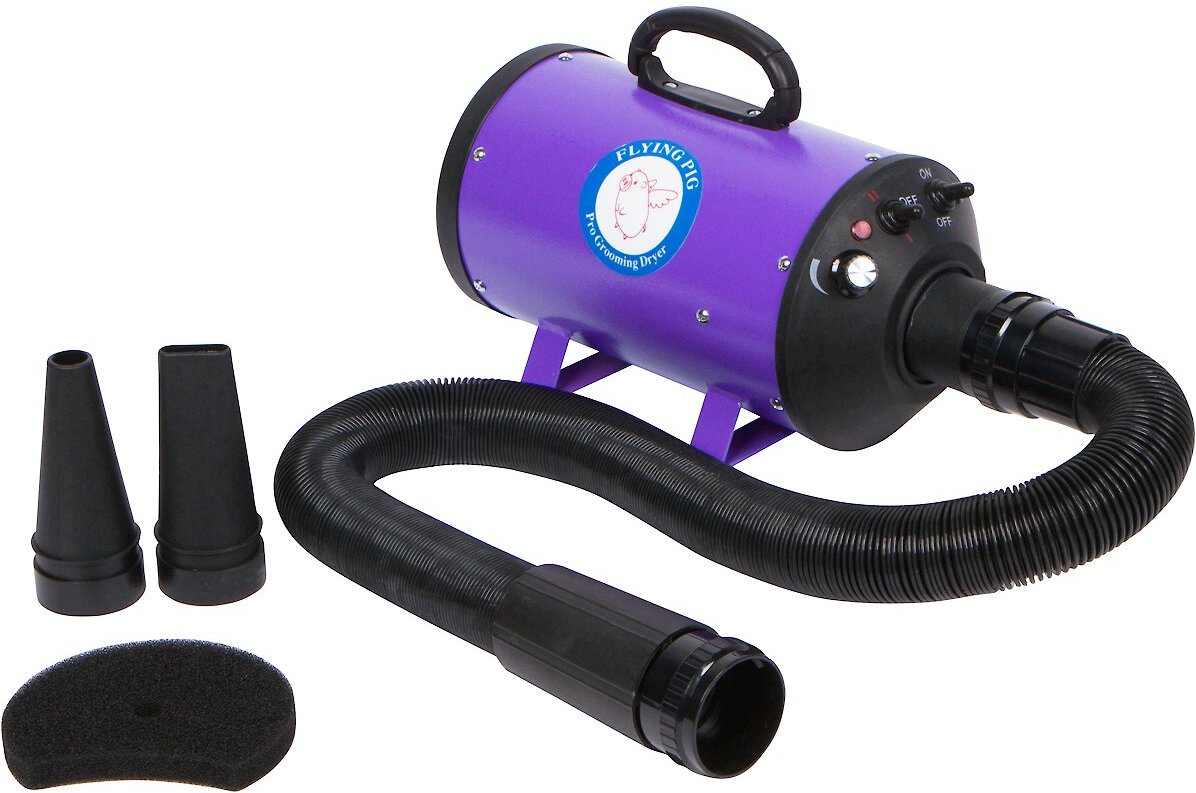 FLYING PIG GROOMING High Velocity Dog Cat Grooming Dryer Purple