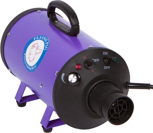 Flying Pig Grooming High Velocity Dog & Cat Grooming Dryer, Purple