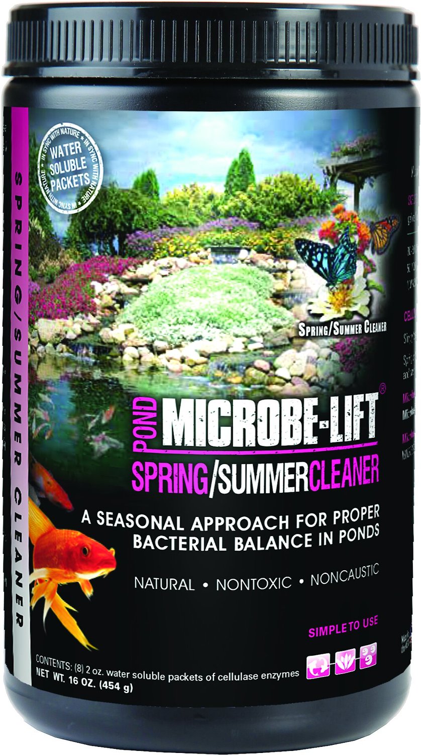 MICROBE-LIFT Spring & Summer Pond Water Cleaner, 1-lb box - Chewy.com