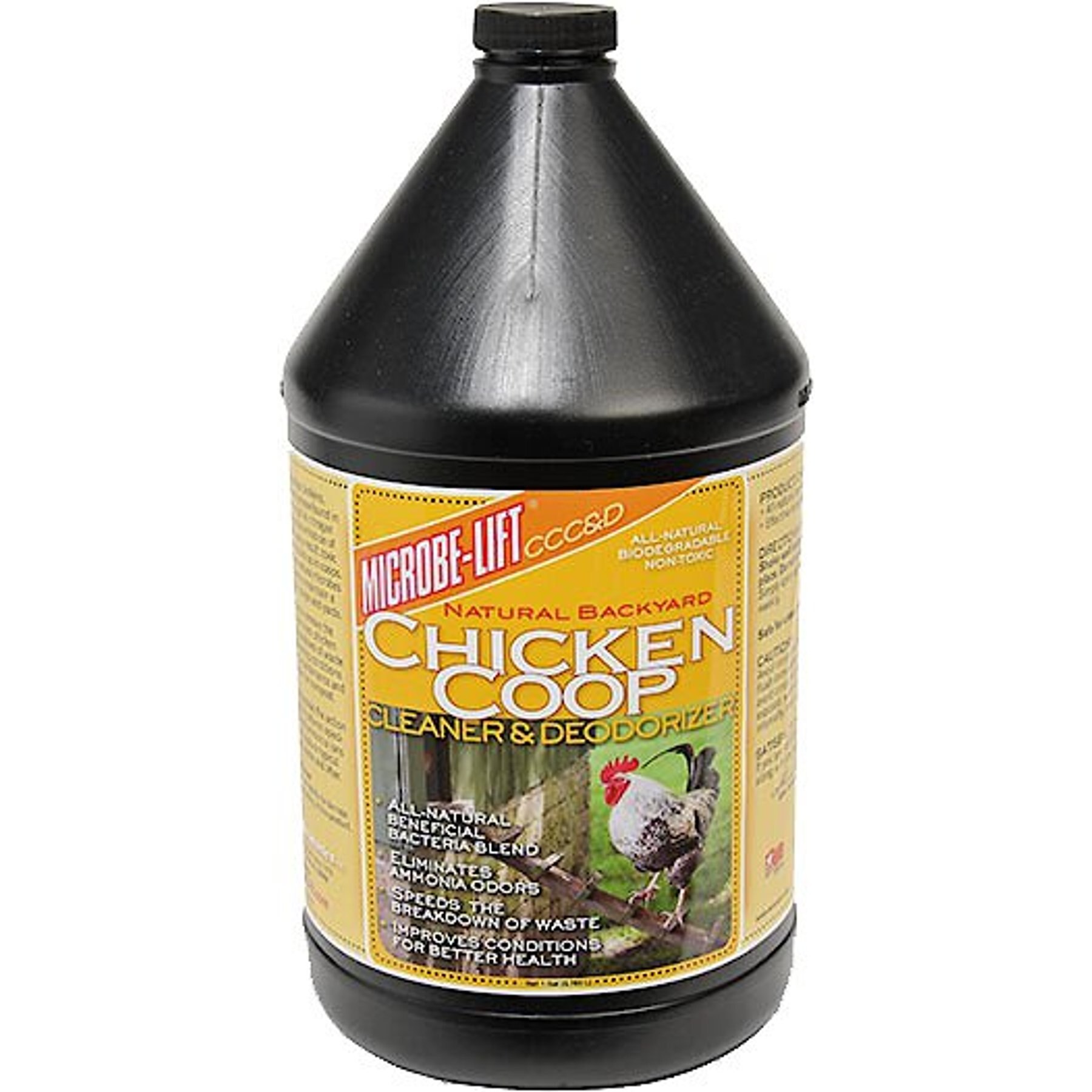 MICROBELIFT Natural Backyard Chicken Coop Cleaner & Deodorizer, 1gal