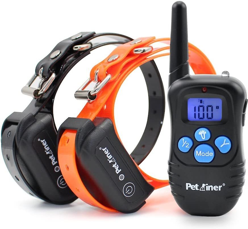 PETRAINER 998DBB Waterproof Dog Training Collar, 2 collars