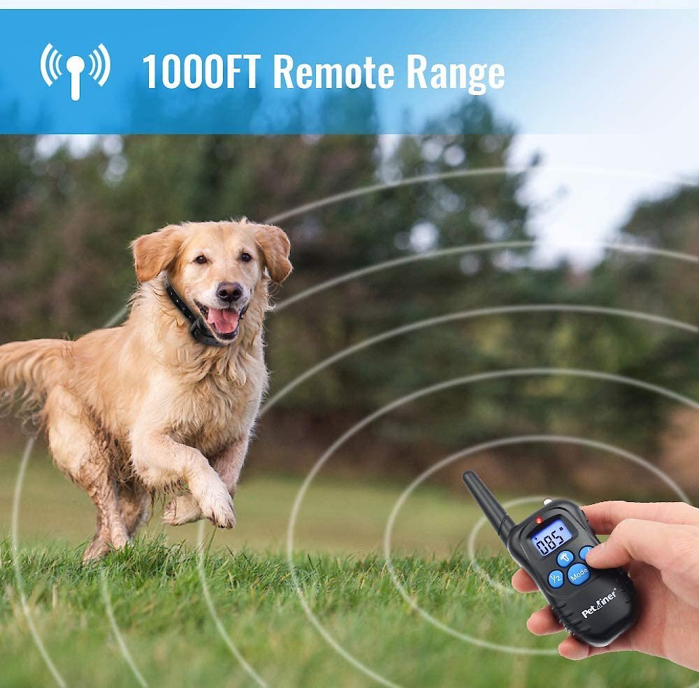 PETRAINER 998DBB Waterproof Dog Training Collar, 2 collars