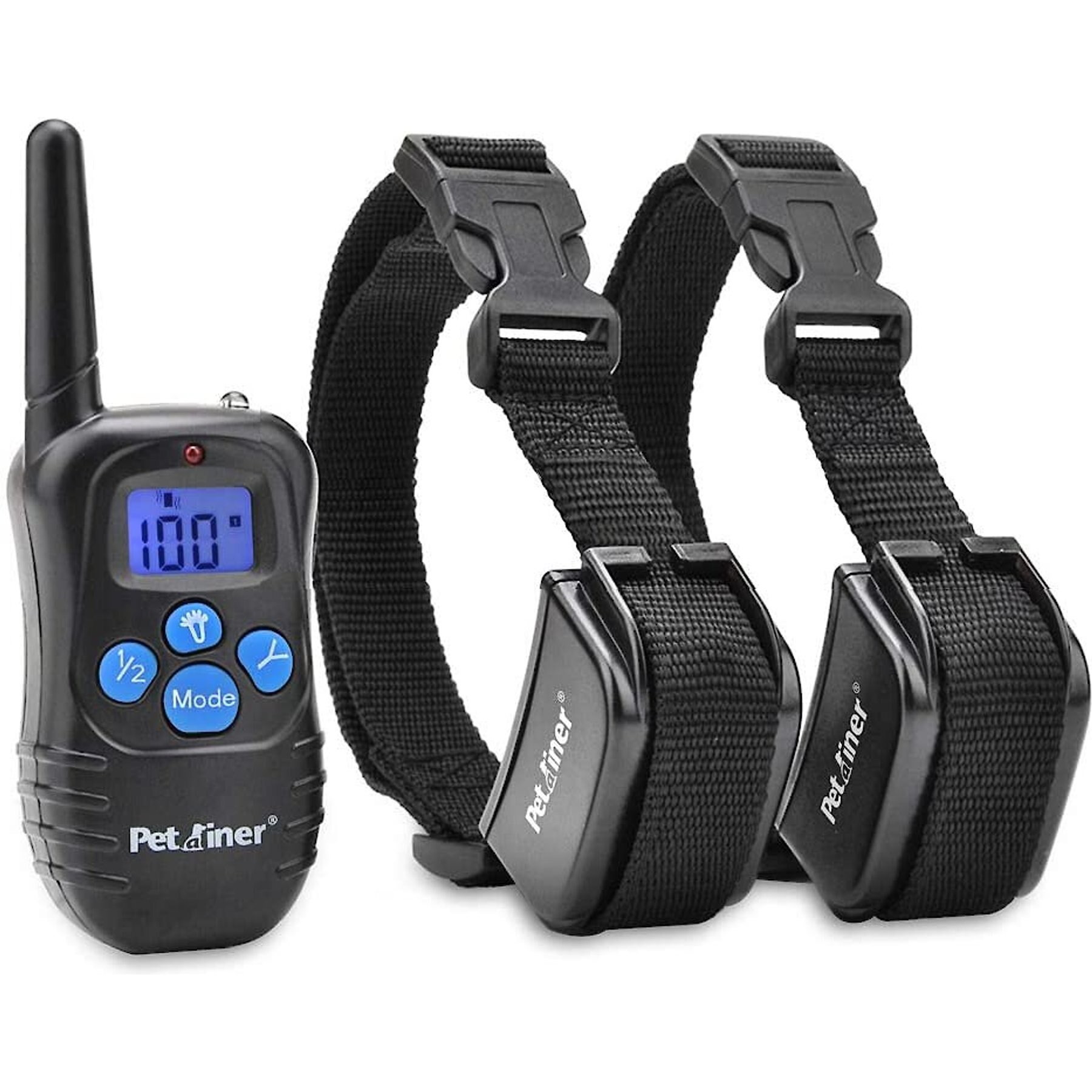 PETRAINER 998DRB Remote Dog Training Collar, 2 collars
