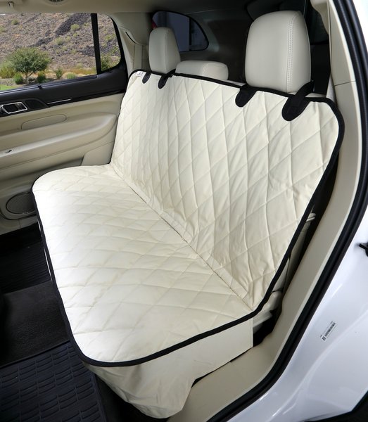 4Knines Rear Fitted Seat Cover, Tan slide 1 of 7