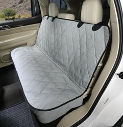 4Knines Rear Fitted Seat Cover, Gray