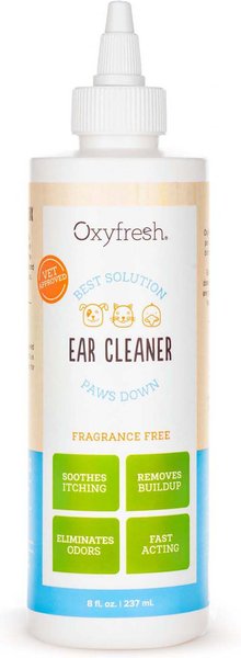 Oxyfresh Advanced Sensitive & Sting Free Cat & Dog Ear Cleaning Solution, 8-oz bottle slide 1 of 11