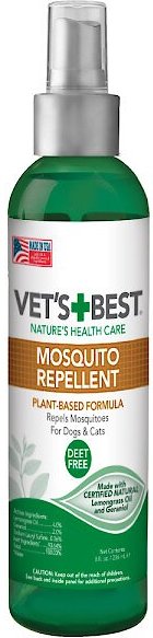 Vet's Best Natural Mosquito Repellent Spray for Dogs & Cats, 8-oz bottle slide 1 of 4
