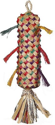 Planet Pleasures Spiked Piñata Natural Bird Toy, Color Varies, Large slide 1 of 3