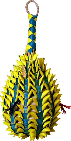 Planet Pleasures Pineapple Foraging Bird Toy, Large, Color Varies slide 1 of 3