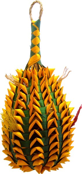Planet Pleasures Pineapple Foraging Bird Toy, X-Large, Color Varies slide 1 of 4