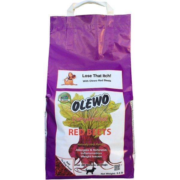 OLEWO Itch & Allergy Relief Dehydrated Red Beets Healthy Weight Dog