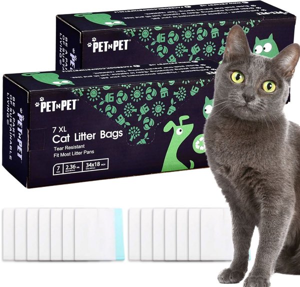PET N PET Cat Litter Box Liners, 14 count slide 1 of 5