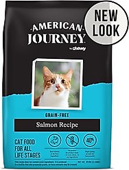 American Journey Salmon Recipe Grain-Free Dry Cat Food, 12-lb bag