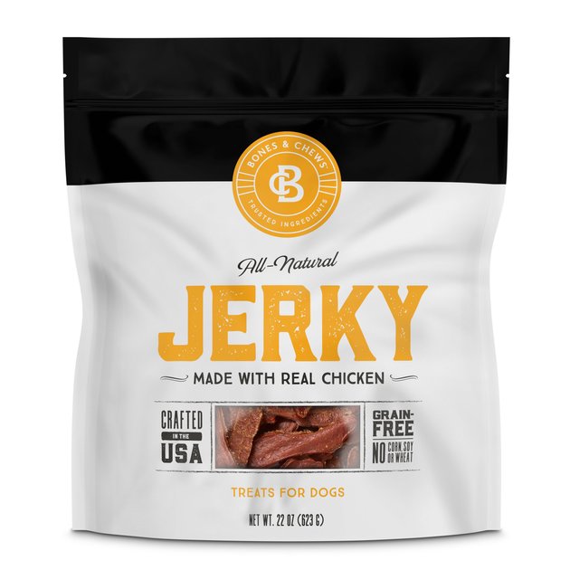 No Grainers BBQ Chicken Flavor Jerky Chews Grain-Free Dog Treats
