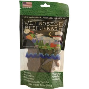 Wet Noses Beef Jerky Dog Treats, 5.5-oz bag