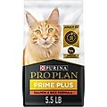 Purina Pro Plan Salmon & Rice Formula High Protein 7+ Senior Dry Cat Food, 5.5-lb bag