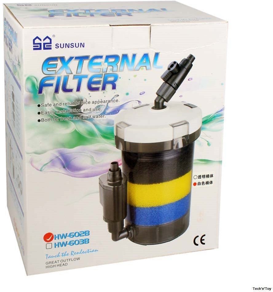 SUNSUN HW602B Aquarium Canister Filter, 20gal