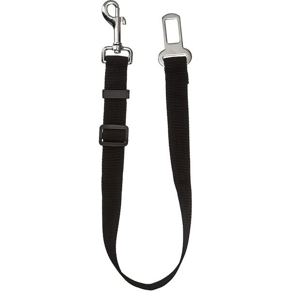 SLOWTON Adjustable Dog Car Seat Belt, 2 count, Black
