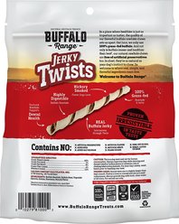 Buffalo Range All Natural Grain-Free Jerky Twist Rawhide Dog Treats, 40 count slide 2 of 3