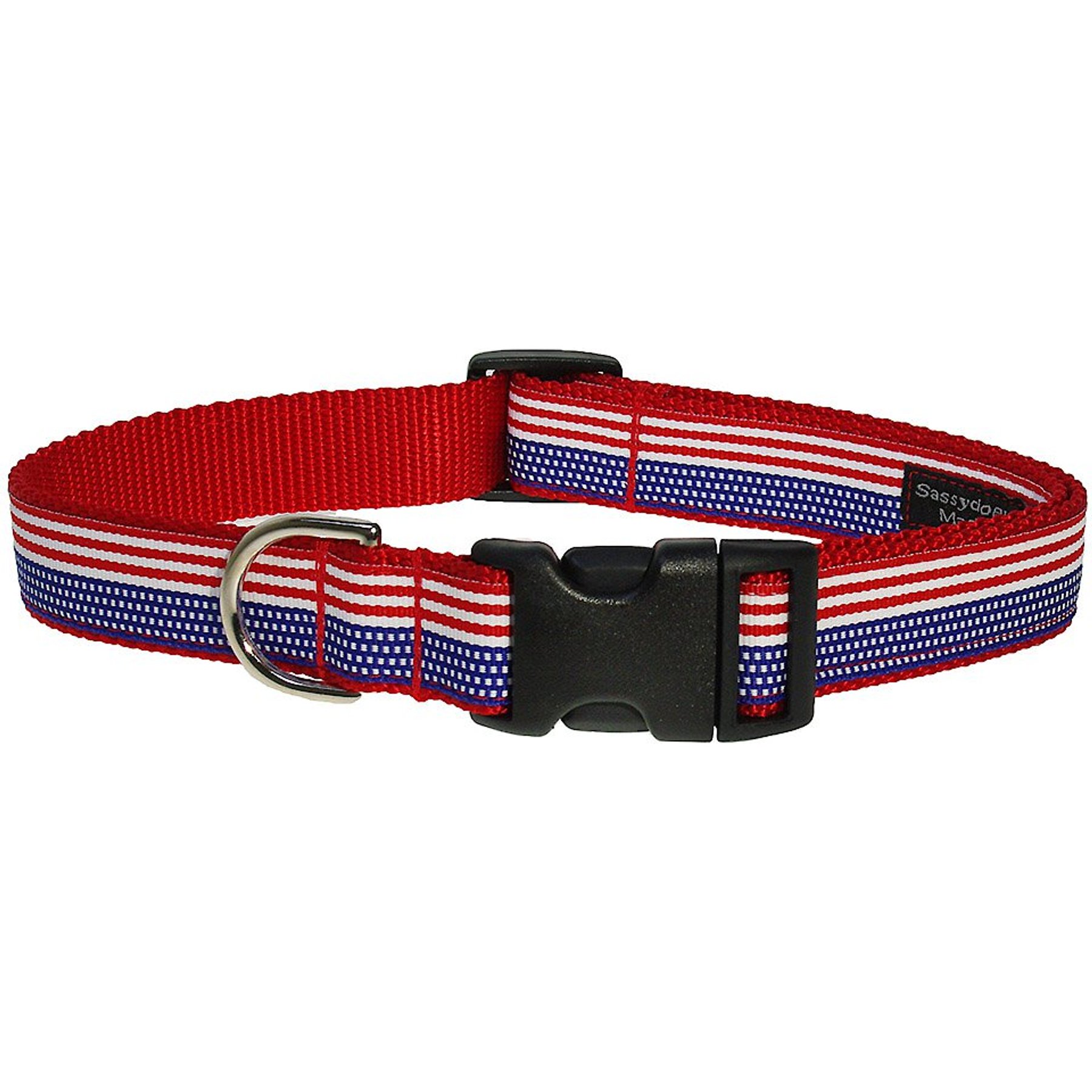 Sassy Dog Wear American Flag Dog Collar, Small