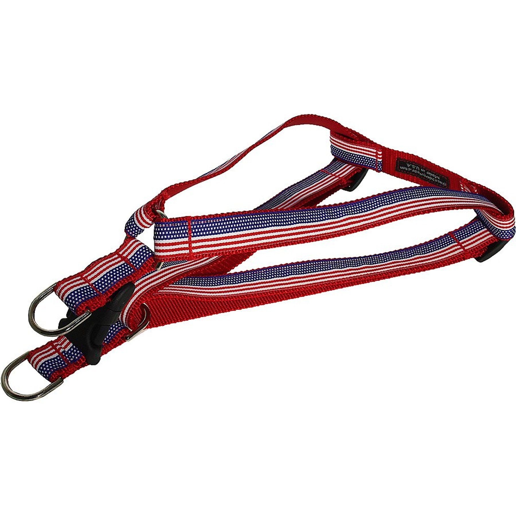 Sassy Dog Wear American Flag Dog Harness, X-Small