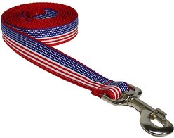 Sassy Dog Wear American Flag Dog Leash, X-Small