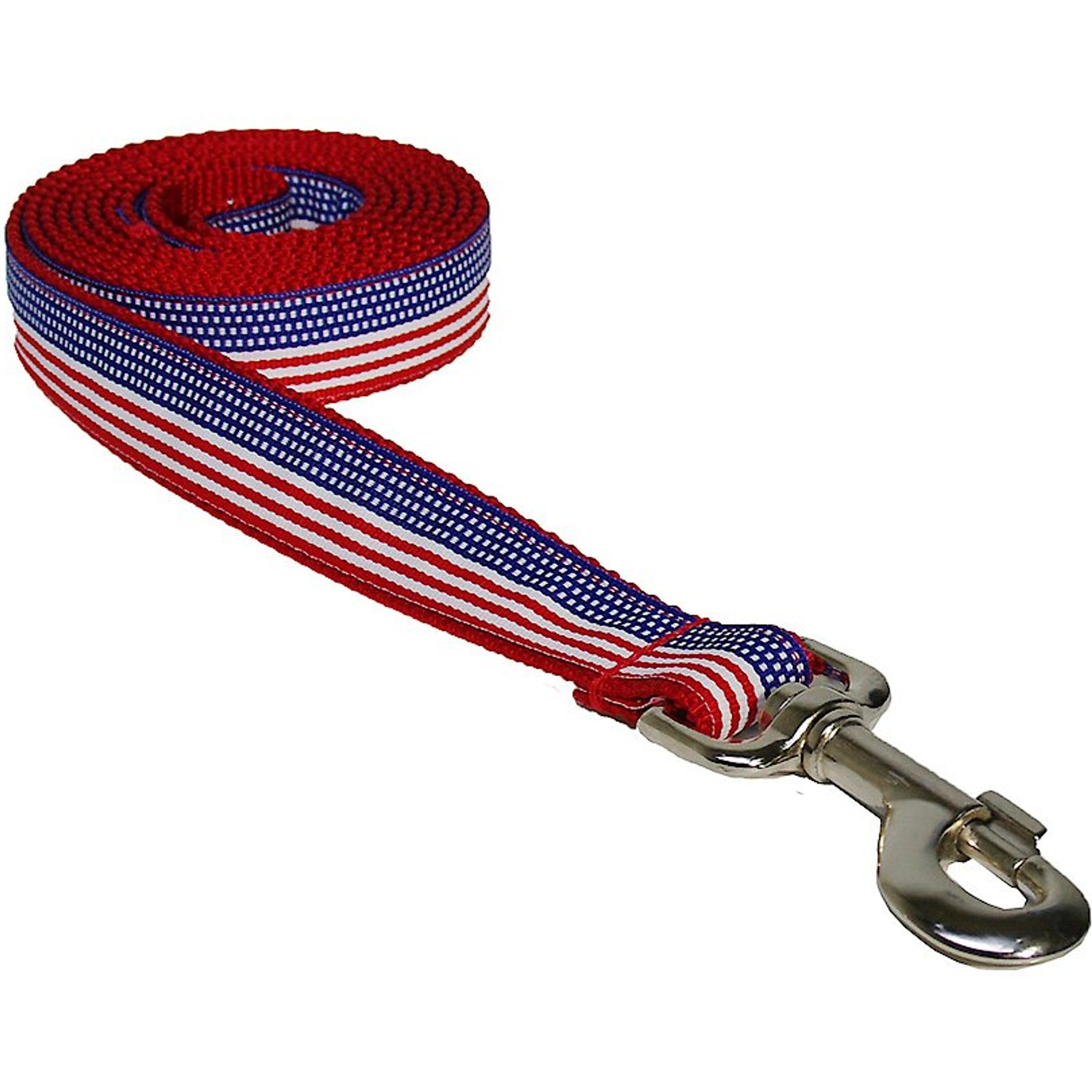 Sassy Dog Wear American Flag Dog Leash, Small