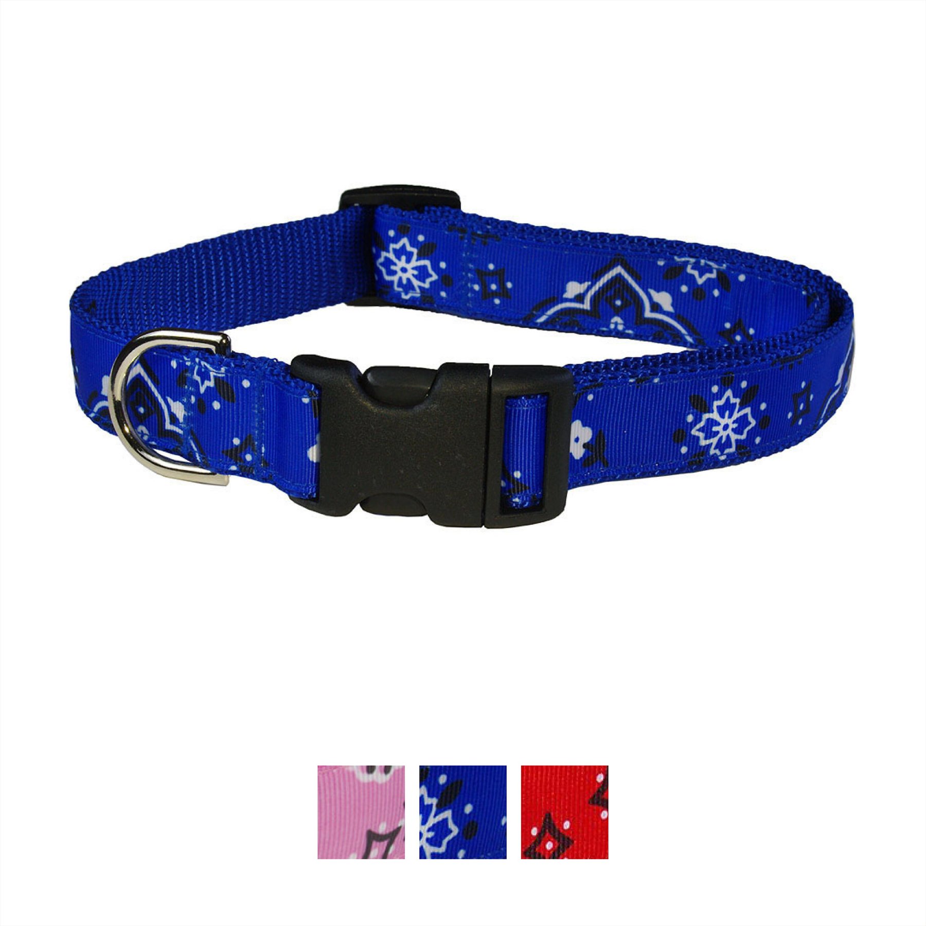 Sassy Dog Wear Bandana Dog Collar, Blue, X-Small