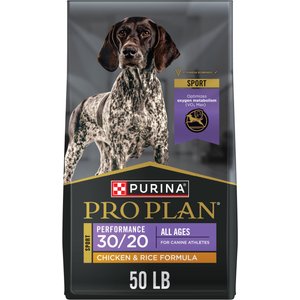 PURINA PRO PLAN Sport Performance All Life Stages High Protein 30 20 Chicken Rice Formula Dry Dog Food 50 lb bag Chewy