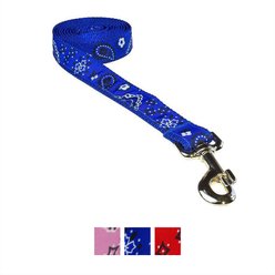 Sassy Dog Wear Bandana Dog Leash, Blue, X-Small