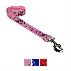Sassy Dog Wear Bandana Dog Leash, Pink, Medium
