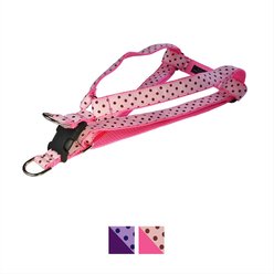 Sassy Dog Wear Polka Dot Dog Harness, Pink & Brown, X-Small 