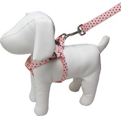 Sassy Dog Wear Polka Dot Dog Harness, Pink & Brown, Small  slide 2 of 2