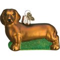 Old World Christmas Dachshund Glass Tree Ornament, 3.25-in