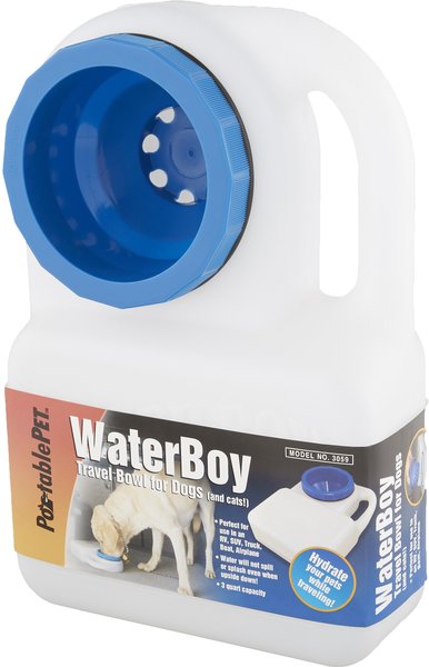 Heininger Waterboy Portable Pet Bowl, 3-qt slide 1 of 7